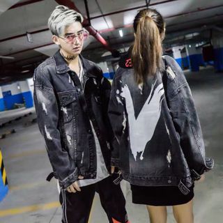 Áo jean nam unisex