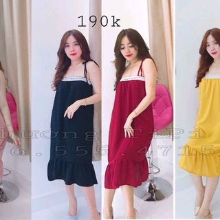 đầm fom rộng phi bóng