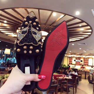 Dép sục mặt hồ ly đá