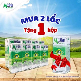 Sữa tươi tiệt trùng Mộc Châu 180ml có đường