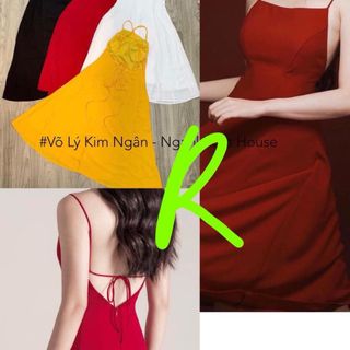 Maxi yếm đan lưng