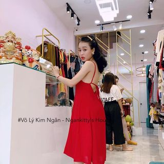 Maxi yếm đan lưng