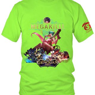 Áo Thun Liên Quân Mobile 3D Tướng Violet Skin Pháo Hoa Neon 7 Màu