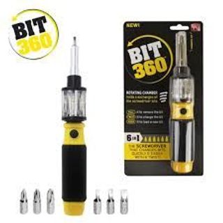 Bộ Tua Vít BIT Xoay 360 Độ 6 In 1