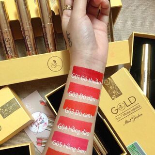 Son Gold 2 đầu Mini graden full màu