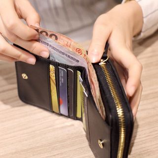 ví bóp da nữ mini cầm tay BVG12