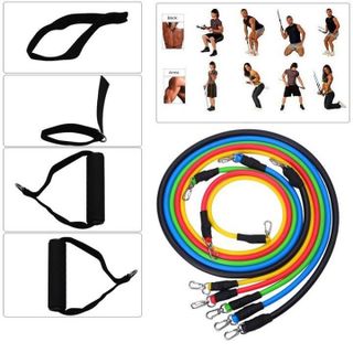 Bộ 5 Dây Kéo Kháng Lực Tập Gym DÂY NGŨ SẮC