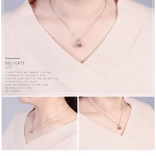 Nhẫn lắc dây chuyền bạc