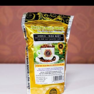 Cà phê nguyên chất Hạt MOKA đặc biệt gói 250g