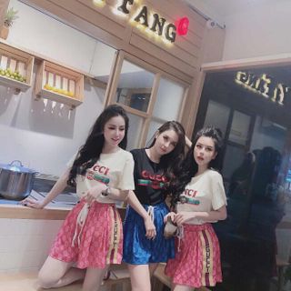 ÁO THUN CHỮ GUC CI cọc 50k mới đi hàng