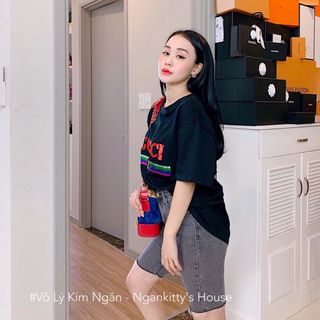 ÁO THUN CHỮ GUC CI cọc 50k mới đi hàng