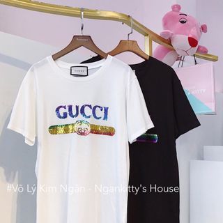 ÁO THUN CHỮ GUC CI cọc 50k mới đi hàng