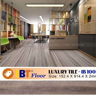 Sàn Nhựa Vinyl Keo Dán IBT 1006