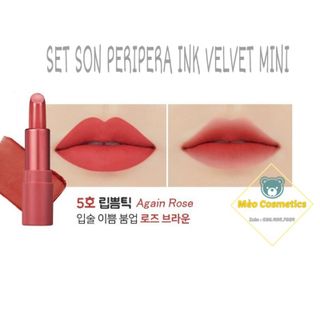 SET SON SÁP INK MINI ĐẶC BIỆT 5 CÂY