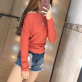 ÁO LỆCH VAI TAY DÀI cọc 50k mới đi hàng