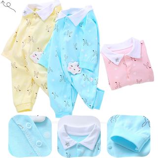 Áo liền quần cho bé chất liệu cotton xịn thoáng mát kiểu cute 109