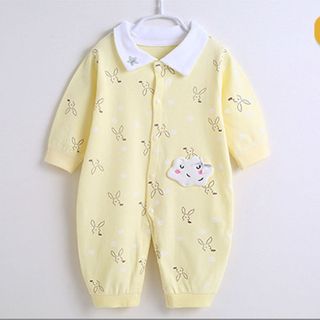 Áo liền quần cho bé chất liệu cotton xịn thoáng mát kiểu cute 109