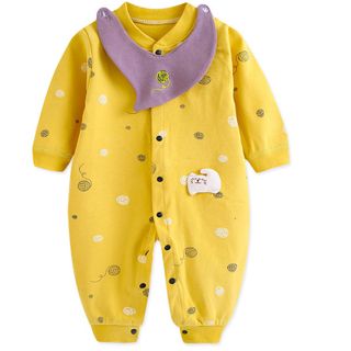 Áo liền quần cho bé sơ sinh chất liệu cotton xịn thoáng mát 111