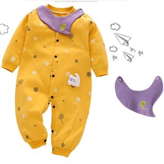 Áo liền quần cho bé sơ sinh chất liệu cotton xịn thoáng mát 111