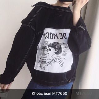 áo khoác jean nữ đắp