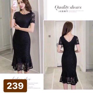 đầm body đuôi cá