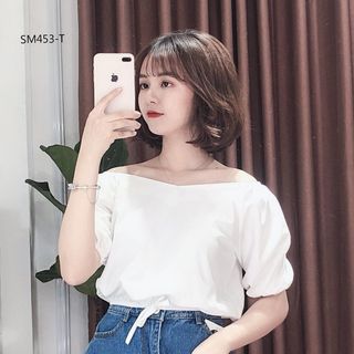 ÁO KIỂU BẸT VAI BO EO