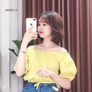 ÁO KIỂU BẸT VAI BO EO