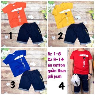 bộ bé trai size 1-8 9-14