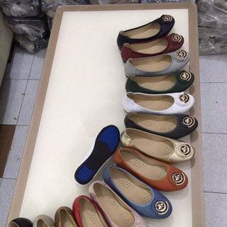 Giày búp bê da bò