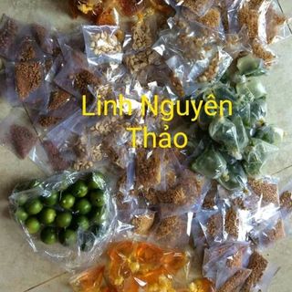 bánh tráng phơi sương tóp mỡ hành nhà làm