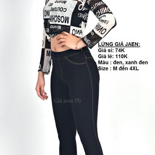 LEGGING GIẢ JEAN LƯNG THUN