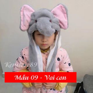 Mũ nón Tai thỏ Tiktok tai giật giật