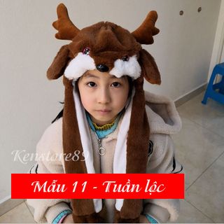 Mũ nón Tai thỏ Tiktok tai giật giật