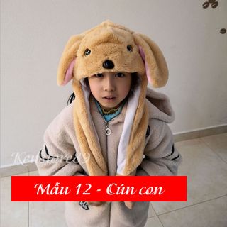 Mũ nón Tai thỏ Tiktok tai giật giật