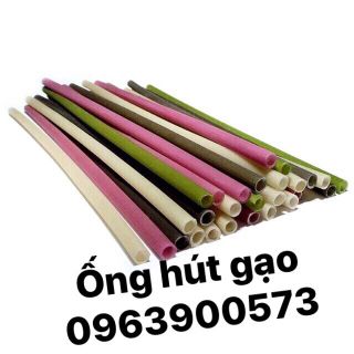 Ống hút gạo ăn được bịch 500gr giá sỉ