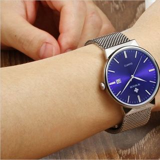 Đồng hồ WWOOR 8026 dây thép lụa