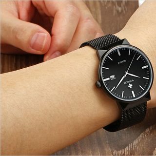 Đồng hồ WWOOR 8026 dây thép lụa