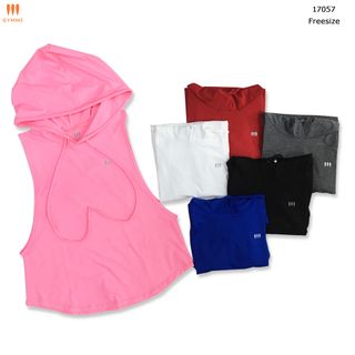 ÁO TANKTOP HOODIE THỂ THAO RỘNG NÁCH GYMME 17057 giá sỉ