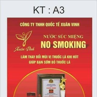 CAI THUỐC LÁ THUỐC LÀO NO SMOKING XUÂN VINH