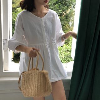 áo babydoll trắng tinh khôi