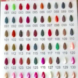 Bộ nước sơn móng AA 12 chai