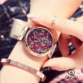 Đồng hồ nữ GUOU 8152 lấp lánh trời sao