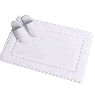 thảm chùi chân 45x65cm 280g trắng tinh dày dặn cho khách sạn spa