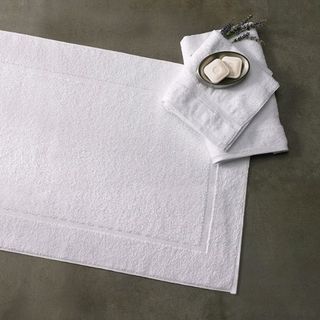 thảm chùi chân 45x65cm 280g trắng tinh dày dặn cho khách sạn spa