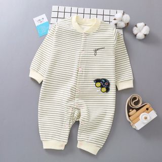 Áo liền quần cho bé sơ sinh chất liệu thun cotton xịn thoáng mát 100