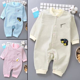Áo liền quần cho bé sơ sinh chất liệu thun cotton xịn thoáng mát 100