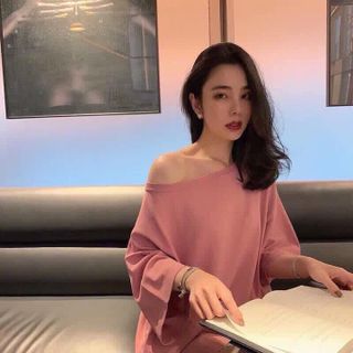 Váy thụng lệch vai 70 cân đồ về nha
