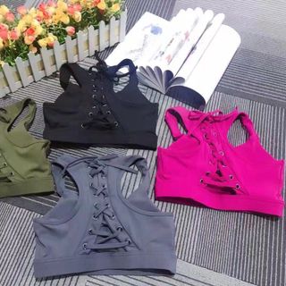 Áo tập 3 lỗ đan dây lưng 2019