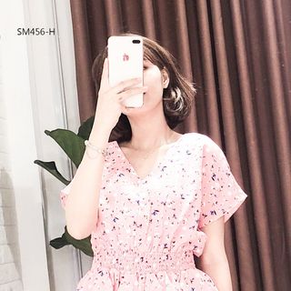 SƠ MI PEPLUM HOA NHÍ