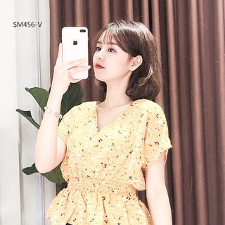 SƠ MI PEPLUM HOA NHÍ